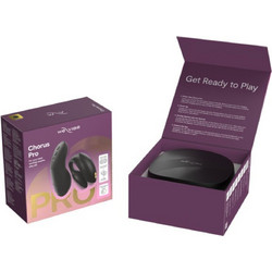 We-Vibe Chorus Pro Satin Κλειτοριδικός Δονητής για Ζευγάρια με Τηλεχειριστήριο Μαύρος
