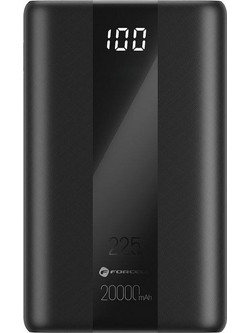 Forcell F-Energy Energo P20K2 Power Bank 20000mAh 22.5W με 3 Θύρες USB-A & Θύρα USB-C Quick Charge 3.0 & Power Delivery Black