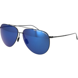 Porsche Design P8939 A Ανδρικά Γυαλιά Ηλίου Aviator Μεταλλικά Μαύρα με Μπλε Φακό
