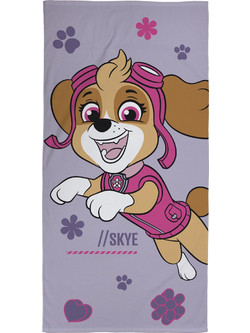 Paw Patrol Παιδική Πετσέτα Θαλάσσης Λιλά 70x140cm PT80226