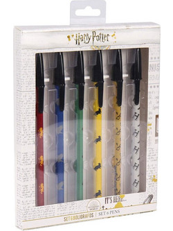 Harry Potter Σετ Στυλό Διαρκείας 6τμχ