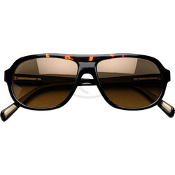 Alexander McQueen SOLARRACING 124 Ανδρικά Γυαλιά Ηλίου Aviator Κοκάλινα Ταρταρούγα με Καφέ Φακό