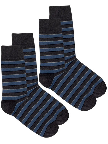 FMS Ανδρικές Κάλτσες Ψηλές Navy Μπλε 2Pack MW2-2502-205