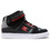 DC Pure Παιδικά Sneakers Μποτάκια Μαύρα Ανθρακί Κόκκινα ADBS300324-XKRK