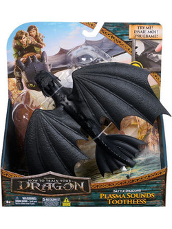 Spin Master How To Train Your Dragon Plasma Sounds Tothless Φιγούρα Δράσης για 4+ Ετών