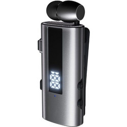 K92 Ακουστικό Bluetooth In Ear Πέτου Grey