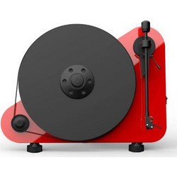 Pro-Ject VT-E Πικάπ με Προενίσχυση Bluetooth Gloss Red + Ortofon OM5e