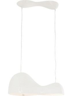 Kare Design Κρεμαστό Φωτιστικό Οροφής Μονόφωτο Λευκό 57756