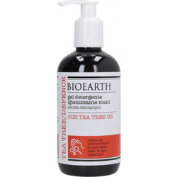 Bioearth Tea Tree Cleansing Gel Αντισηπτικό Gel Χεριών με Αντλία 250ml