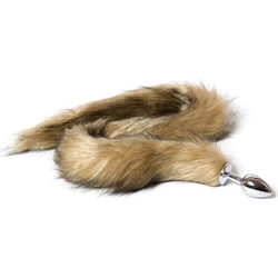 Kinksters Elegant Fox Πρωκτική Σφήνα Tail Plug 7cm Καφέ