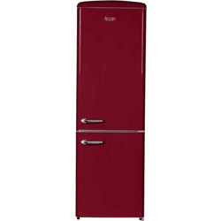Omnys WNT-EPQ33025WR Retro Ψυγειοκαταψύκτης 330lt No Frost Υ190xΠ60xΒ73.5cm Κόκκινος