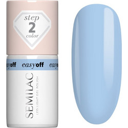 Semilac Easy Off Step 2 Azul Blue Ημιμόνιμο Βερνίκι Νυχιών 7ml
