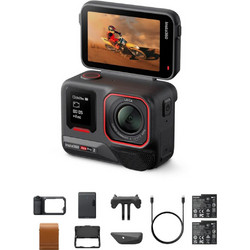 Insta360 Ace Pro 2 Flash Print Bundle Action Camera 8K Υποβρύχια με WiFi και Οθόνη 2.5" Μαύρη