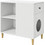 vidaXL Ξύλινo Σπιτάκι Γάτας 72x42.5x70cm Λευκό 8000680
