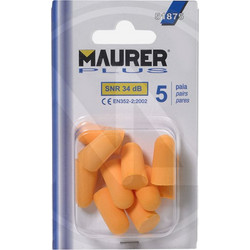 Maurer Ωτοασπίδες Αφρού 10τμχ Πορτοκαλί