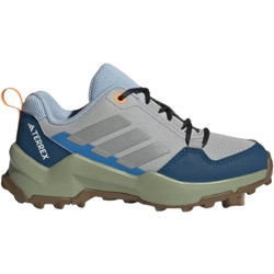 Adidas Terrex Ax4R Παιδικά Αθλητικά Παπούτσια για Πεζοπορία Γκρι Πετρόλ Χακί JR9056