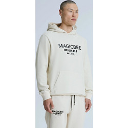 Magic Bee Ανδρικό Φούτερ με Κουκούλα & Τσέπες Εκρού 25501