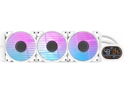 Darkflash DH360D White Υδρόψυξη CPU 120mm ARGB για Socket AM2 / AM2+ / AM3 / AM3+ / FM1 / FM2 / 1366 / 2011 / 2066 / 2011-3 / AM4 / FM2+ / 1700 / AM5 / 115x