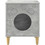 vidaXL Ξύλινo Σπιτάκι Γάτας 42.5x40x53cm Γκρι 8000674