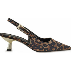 Exe Γόβες Slingback με Λεπτό Χαμηλό Τακούνι Καφέ V47003583R80