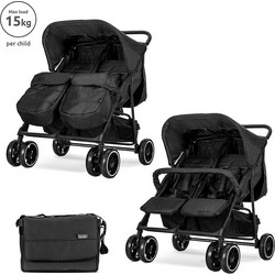 Lorelli Twin Καρότσι για Δίδυμα Black