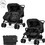 Lorelli Twin Καρότσι για Δίδυμα Black