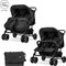 Lorelli Twin Καρότσι για Δίδυμα Black Lorelli Twin Καρότσι για Δίδυμα Black