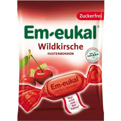 Em-Eukal Wild Cherry Καραμέλες για Ερεθισμένο Λαιμό Κεράσι 75gr