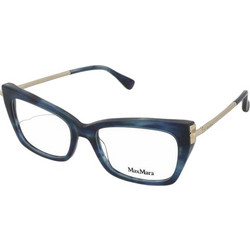 Max Mara MM5137 092 Γυναικείος Σκελετός Γυαλιών Οράσεως Κοκάλινος Μεταλλικός Χρυσός Μπλε