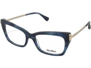 Max Mara MM5137 092 Γυναικείος Σκελετός Γυαλιών Οράσεως Κοκάλινος Μεταλλικός Χρυσός Μπλε