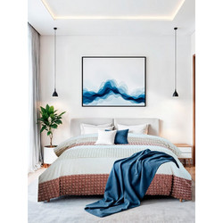 Γαρύφαλλο Κουβερτοπάπλωμα King Size 240x260 Patchwork Σάπιο Μήλο Λευκό