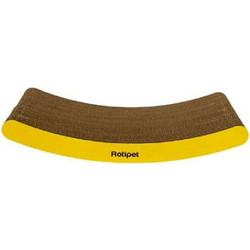 Rotipet Swing Cat Σανίδα με Ονυχοδρόμιο Κίτρινη Καφέ 44x21x8cm
