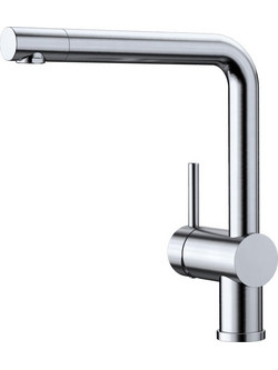 Blanco Linus 142-526241 Μπαταρία Κουζίνας Πάγκου Διπλής Παροχής Ανάμεικτη Inox