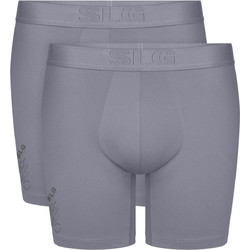 Sloggi Ανδρικά Μποξεράκια Σετ 2Pack Γκρι 10226682-7686