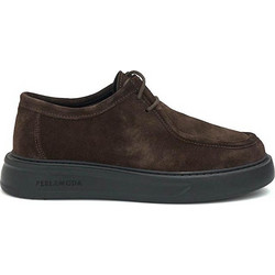 Perlamoda Ανδρικά Μοκασίνια Boat Shoes Καστόρινα Καφέ 394SEBBC