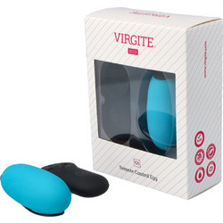Virgite G5 Bullet Vibrating Egg Δονητής Egg για Ζευγάρια με Τηλεχειριστήριο Μπλε