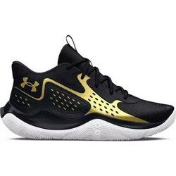 Under Armour Jet '25 Παιδικά Αθλητικά Παπούτσια για Μπάσκετ Μαύρα Χρυσά 3026634-001