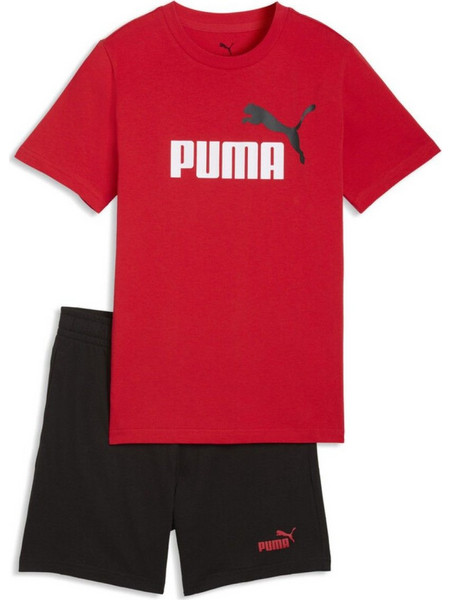 Puma Παιδικό Σετ για Αγόρι Καλοκαιρινό Κόκκινο Μαύρο 686298-11