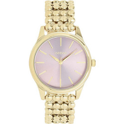 Oozoo Timepieces Γυναικείο Ρολόι με Χρυσό Μεταλλικό Μπρασελέ C11672