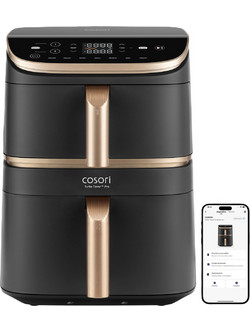 Cosori Turbo Tower Pro Smart Single CAF-DC123S-DEUR Air Fryer 10.8lt με Διπλό Κάδο και WiFi