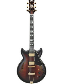 Ibanez AMH100FM-DVS Ηλεκτρική Κιθάρα Hollow με Μαγνήτες HH & Ταστιέρα Ebony Dark Violin Sunburst