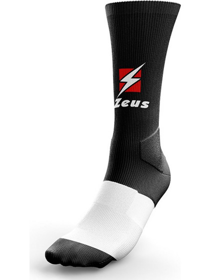 Zeus Ανδρικές Κάλτσες Ψηλές με Σχέδια Μαύρες