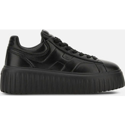 Hogan Γυναικεία Sneakers Flatforms Μαύρα HXW6450FC60LE-99999