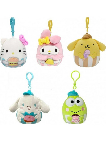 Jazwares Squishmallows Sanrio Food Truck Treats με Κλιπ Διάφορα Σχέδια
