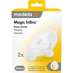 Medela Magic InBra Κοχύλια Θηλασμού για Συλλογή Γάλακτος 24mm 2τμχ 101046703
