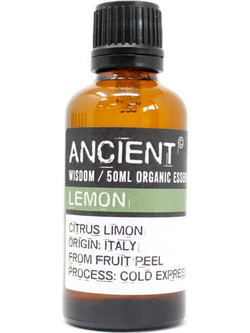 Ancient Wisdom Βιολογικό Αιθέριο Έλαιο Λεμόνι 50ml