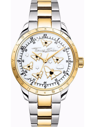Thomas Sabo Γυναικείο Ρολόι με Ασημί Χρυσό Μεταλλικό Μπρασελέ WA0433-291-202-34