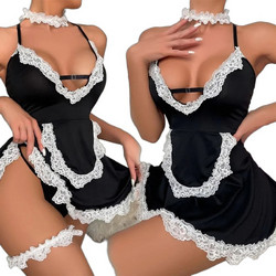 Kinksters Sexy Στολή Καμαριέρα Μαύρη Λευκή 692804821179