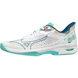 Mizuno Wave Exceed Tour 5CC Γυναικεία Αθλητικά Παπούτσια Λευκά Γαλάζια 55630