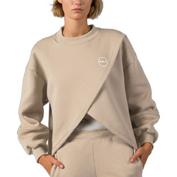 GSA Γυναικείο Αθλητικό Crop Top Μπεζ 346647-5666